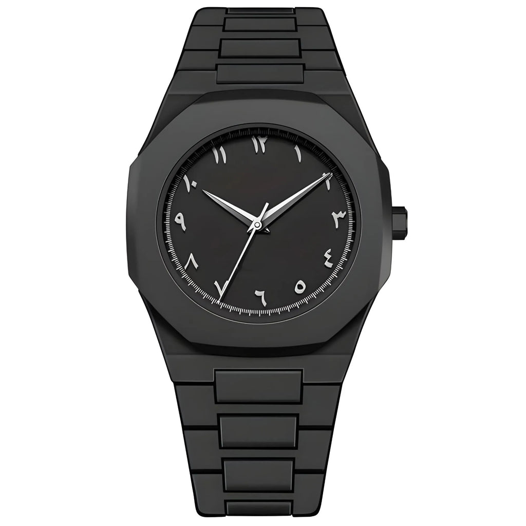 Black Arabic Aura Watch