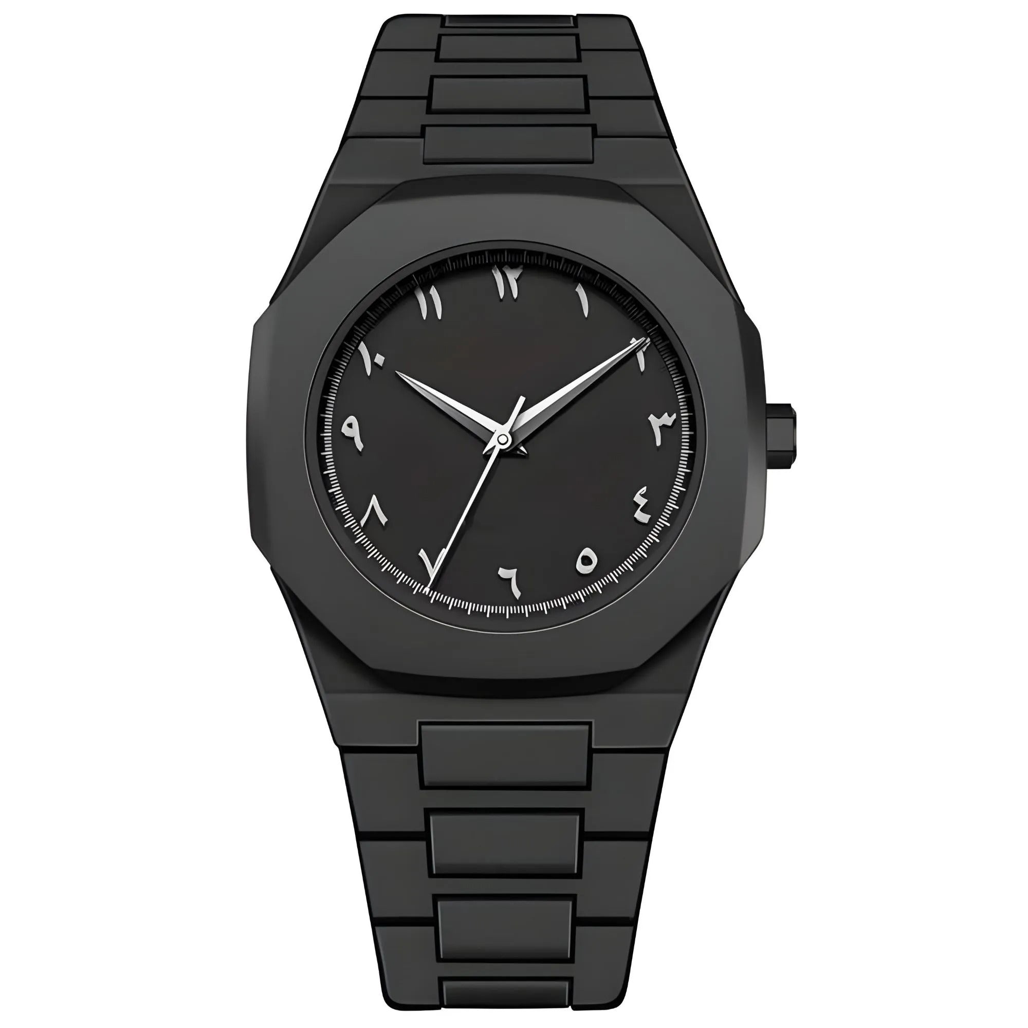 Black Arabic Aura Watch