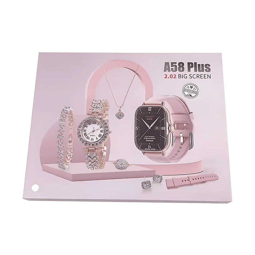 A58 Plus Smart Watch - Bluetooth Fitness Tracker with Blood Pressure