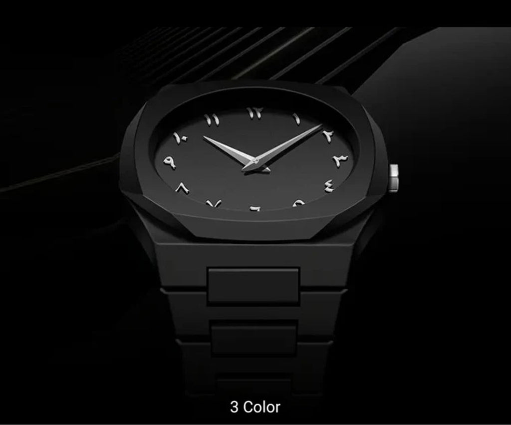 Black Arabic Aura Watch
